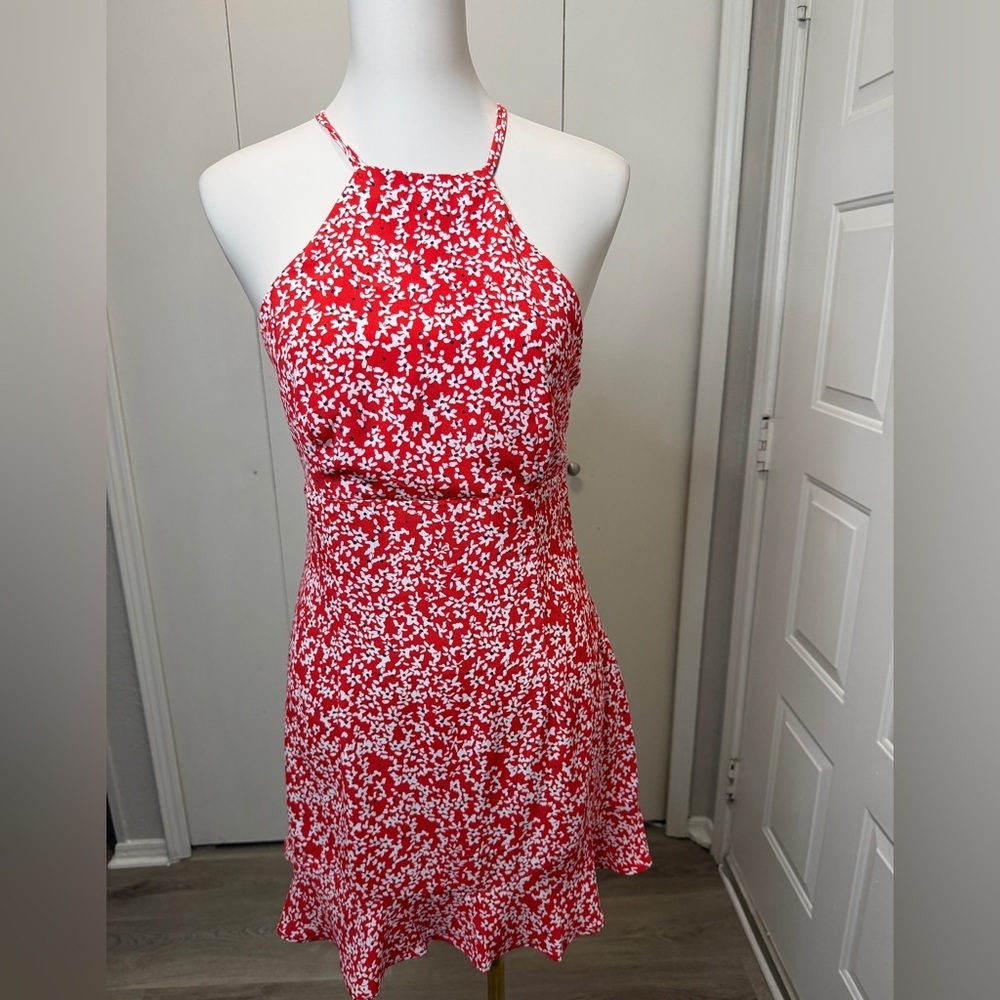 Zara Scarlet Floral Mini Dress - Picture 2 of 7